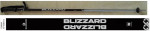 Blizzarad ALLMOUNTAIN ski poles, black shiny/silver